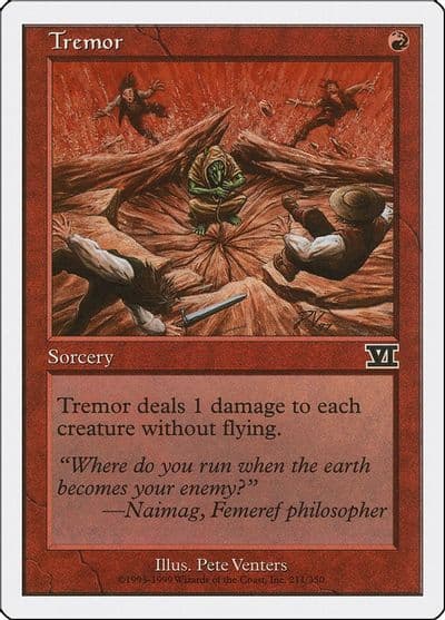Tremor Classic Sixth Edition Magic card