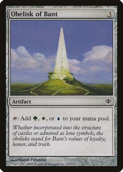 Obelisk of Bant Shards of Alara Magic card