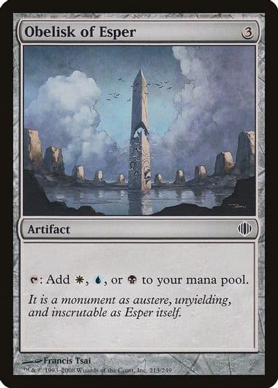 Obelisk of Esper Shards of Alara Magic card