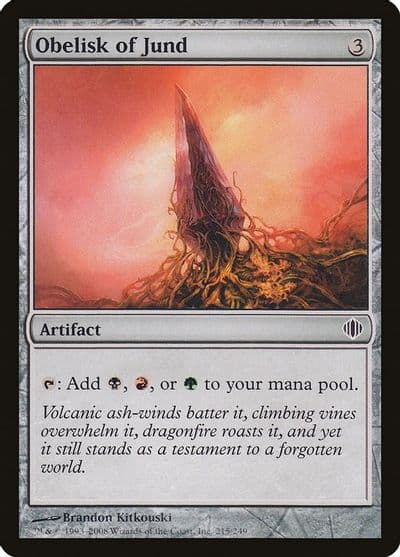 Obelisk of Jund Shards of Alara Magic card