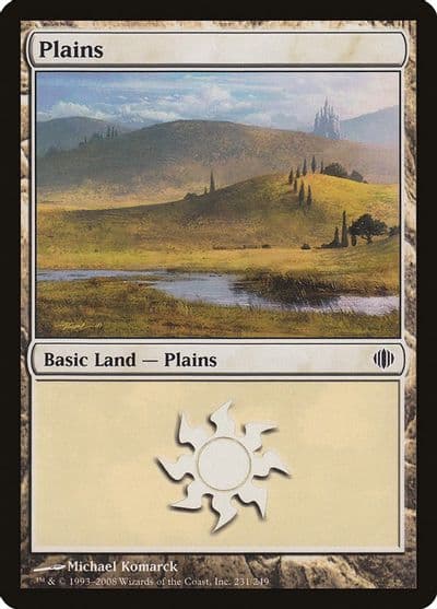 Plains 231 Shards of Alara Magic card