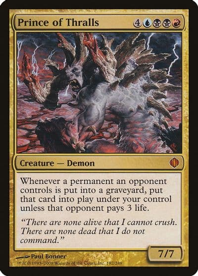 Prince of Thralls Shards of Alara Magic card