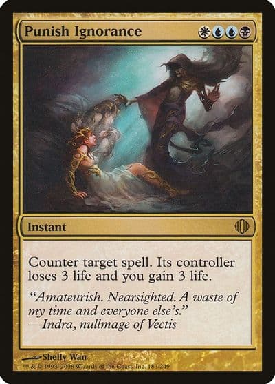 Punish Ignorance Shards of Alara Magic card