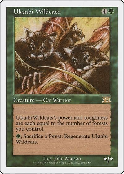 Uktabi Wildcats Classic Sixth Edition Magic card