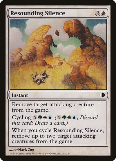 Resounding Silence Shards of Alara Magic card