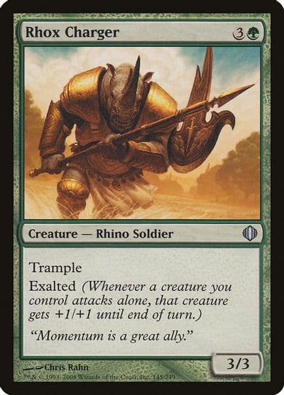 Rhox Charger Shards of Alara Magic card
