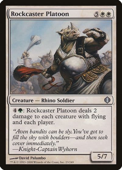 Rockcaster Platoon Shards of Alara Magic card