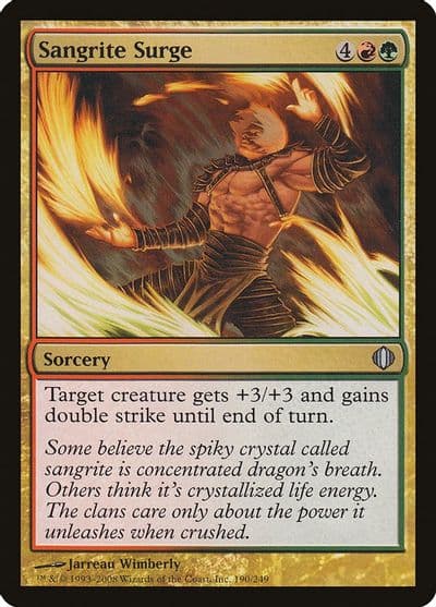 Sangrite Surge Shards of Alara Magic card