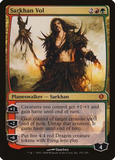 Sarkhan Vol Shards of Alara Magic card