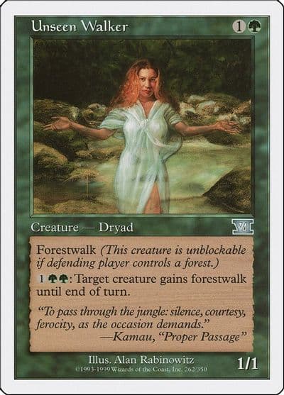 Unseen Walker Classic Sixth Edition Magic card