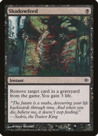 Shadowfeed Shards of Alara Magic card