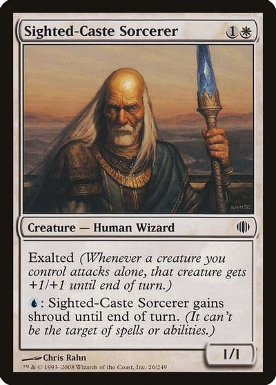 Sighted Caste Sorcerer Shards of Alara Magic card