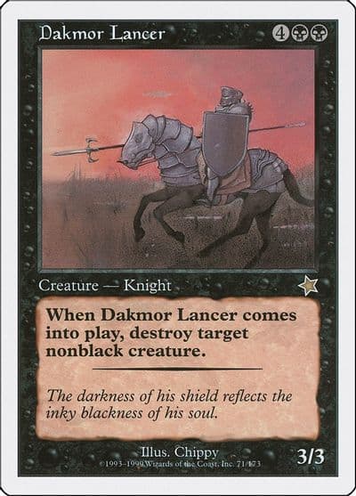 Dakmor Lancer Starter 1999 Magic card