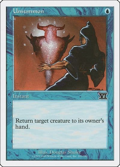 Unsummon Classic Sixth Edition Magic card