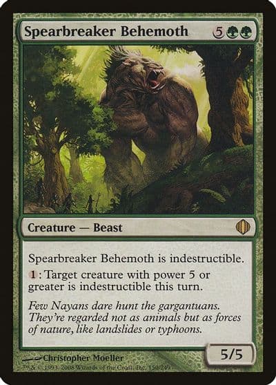 Spearbreaker Behemoth Shards of Alara Magic card