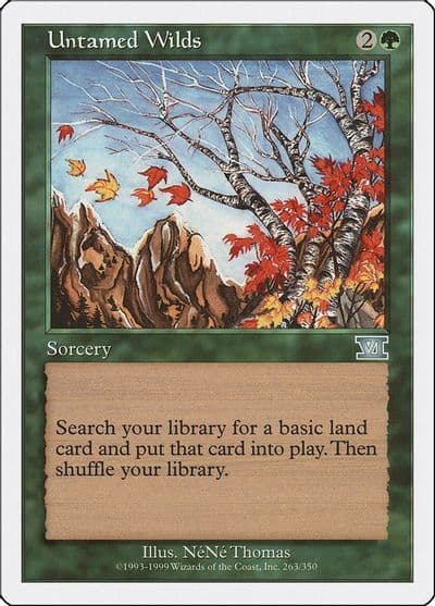 Untamed Wilds Classic Sixth Edition Magic card