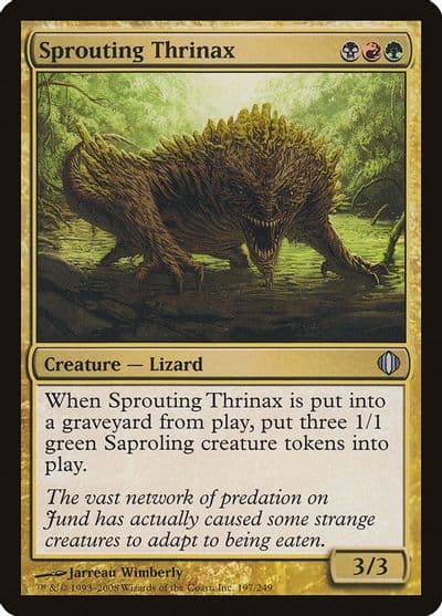 Sprouting Thrinax Shards of Alara Magic card