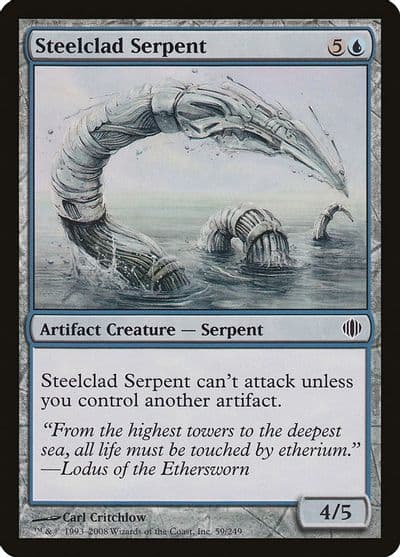 Steelclad Serpent Shards of Alara Magic card