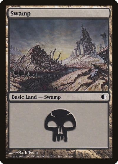 Swamp 239 Shards of Alara Magic card