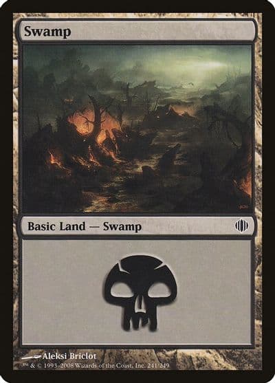 Swamp 241 Shards of Alara Magic card
