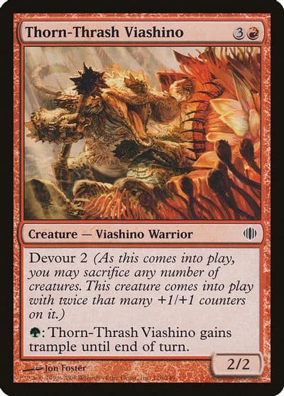 Thorn Thrash Viashino Shards of Alara Magic card