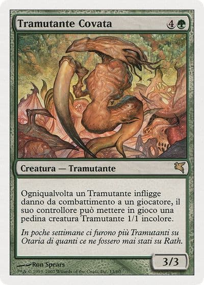 Brood Sliver Italian Tramutante Covata Magic Encyclopedia 2005 (Salvat/Hachette) Magic card