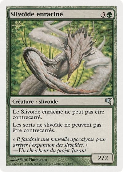 Root Sliver French Slivoide enracine Magic Encyclopedia 2005 (Salvat/Hachette) Magic card