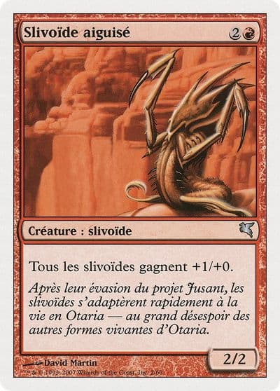 Blade Sliver French Slivoide aiguise Magic Encyclopedia 2005 (Salvat/Hachette) Magic card