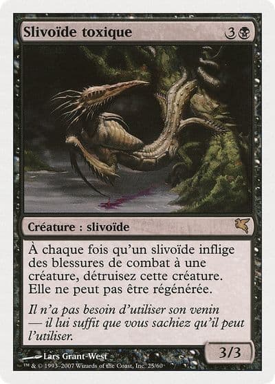 Toxin Sliver French Slivoide toxique Magic Encyclopedia 2005 (Salvat/Hachette) Magic card