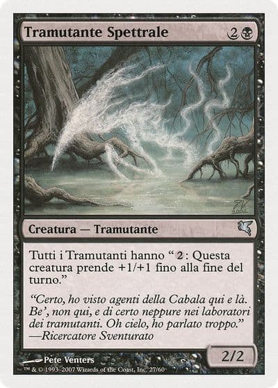 Spectral Sliver Italian Tramutante Spettrale Magic Encyclopedia 2005 (Salvat/Hachette) Magic card