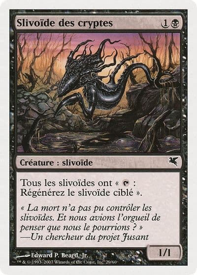Crypt Sliver French Slivoide des cryptes Magic Encyclopedia 2005 (Salvat/Hachette) Magic card