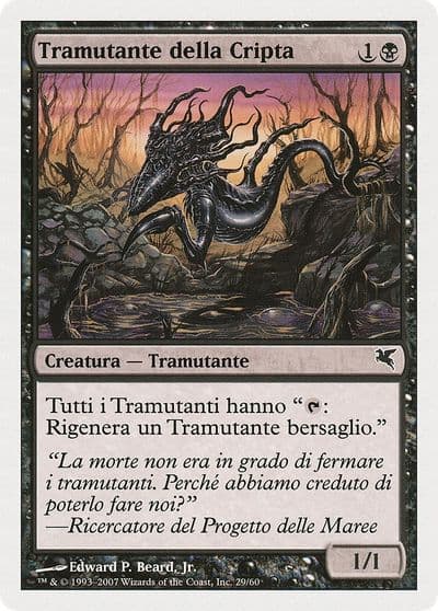 Crypt Sliver Italian Tramutante della Cripta Magic Encyclopedia 2005 (Salvat/Hachette) Magic card