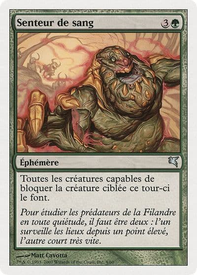 Bloodscent French Senteur de sang Magic Encyclopedia 2005 (Salvat/Hachette) Magic card