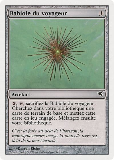 Wayfarers Bauble French Babiole du voyageur D43 Magic Encyclopedia 2005 (Salvat/Hachette) Magic card
