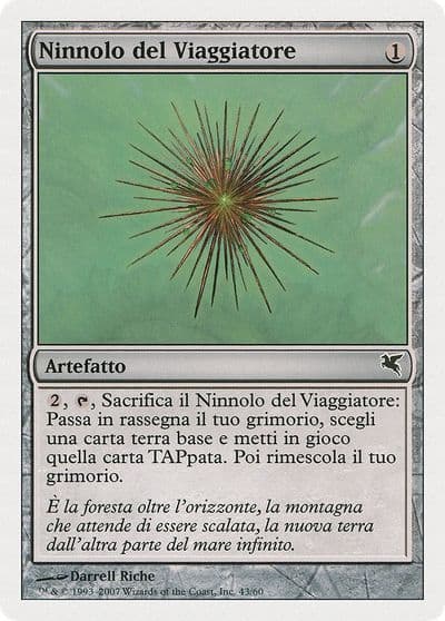 Wayfarers Bauble Italian Ninnolo del Viaggiatore D43 Magic Encyclopedia 2005 (Salvat/Hachette) Magic card
