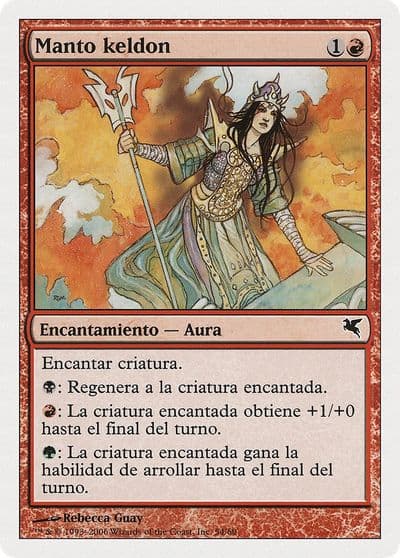 Keldon Mantle Spanish Manto keldon Magic Encyclopedia 2005 (Salvat/Hachette) Magic card