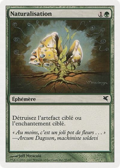 Naturalize French Naturalisation Magic Encyclopedia 2005 (Salvat/Hachette) Magic card