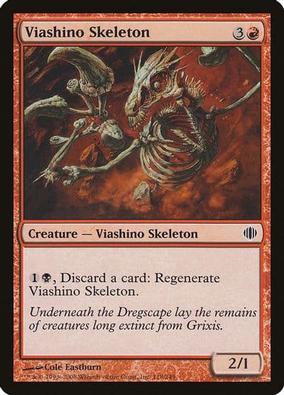 Viashino Skeleton Shards of Alara Magic card