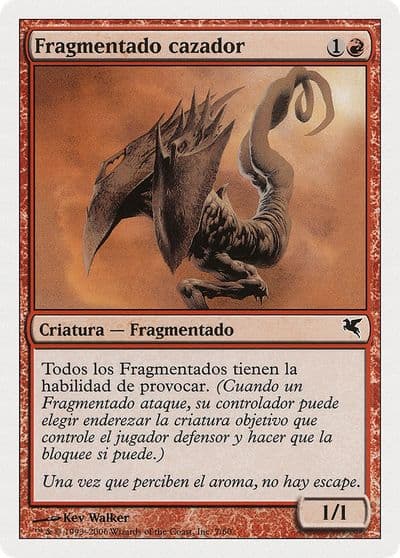 Hunter Sliver Spanish Fragmentado cazador Magic Encyclopedia 2005 (Salvat/Hachette) Magic card