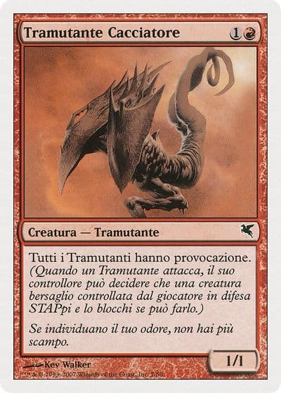 Hunter Sliver Italian Tramutante Cacciatore Magic Encyclopedia 2005 (Salvat/Hachette) Magic card