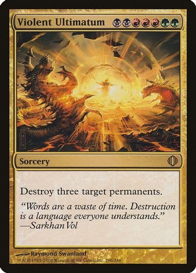 Violent Ultimatum Shards of Alara Magic card