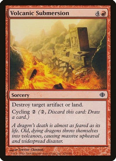 Volcanic Submersion Shards of Alara Magic card