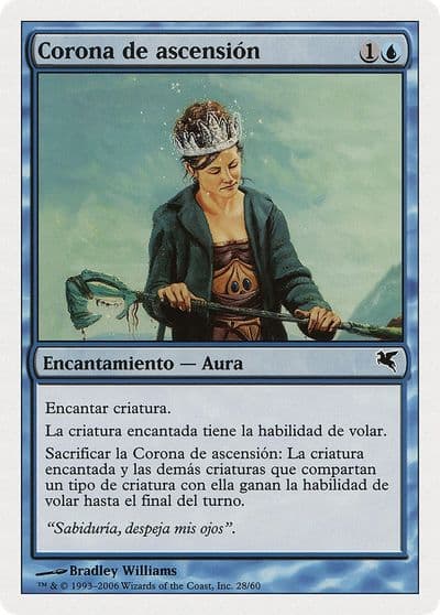 Crown of Ascension Spanish Corona de ascension Magic Encyclopedia 2005 (Salvat/Hachette) Magic card
