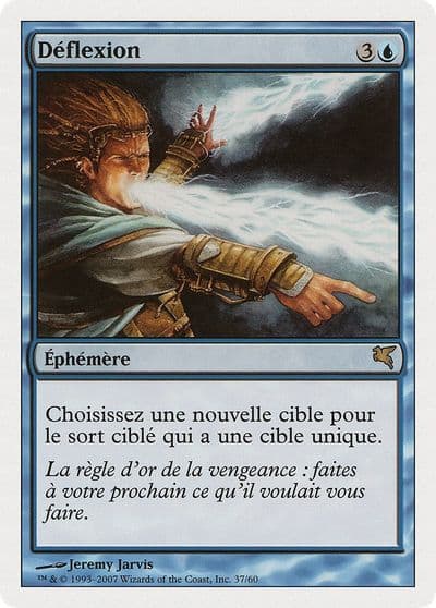 Deflection French Deflexion Magic Encyclopedia 2005 (Salvat/Hachette) Magic card