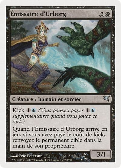 Urborg Emissary French Emissaire dUrborg Magic Encyclopedia 2005 (Salvat/Hachette) Magic card