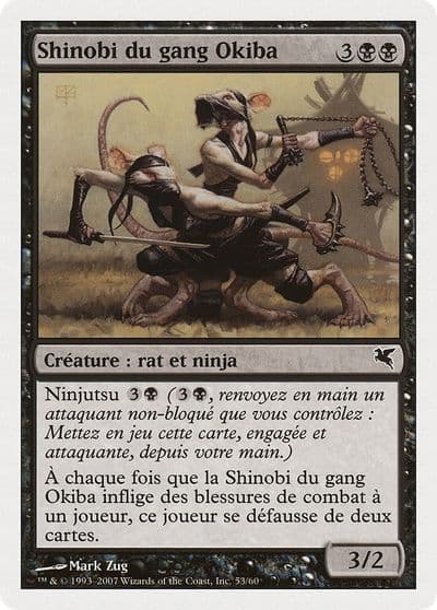 Okiba Gang Shinobi French Shinobi du gang Okiba Magic Encyclopedia 2005 (Salvat/Hachette) Magic card