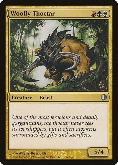 Woolly Thoctar Shards of Alara Magic card