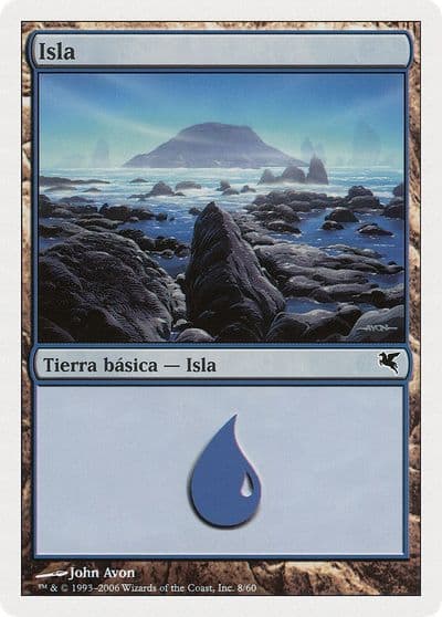 Island Spanish Isla Magic Encyclopedia 2005 (Salvat/Hachette) Magic card