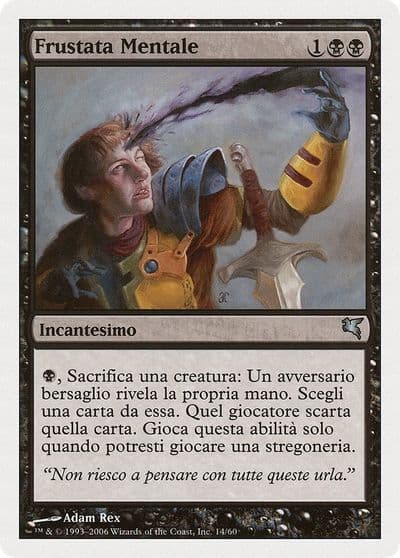 Mind Slash Italian Frustata Mentale Magic Encyclopedia 2005 (Salvat/Hachette) Magic card