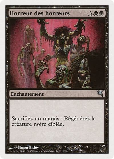 Horror of Horrors French Horreur des horreurs Magic Encyclopedia 2005 (Salvat/Hachette) Magic card